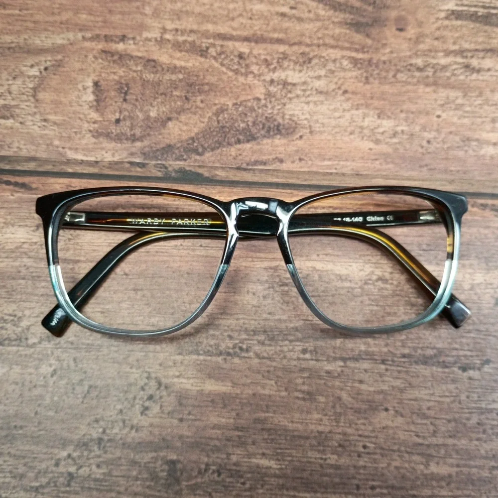 Warby Parker Vaughan 325 Eyeglass Frames Tortoise Blue Gradient 53-18-140